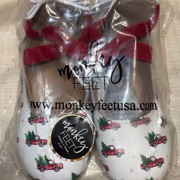 Monkey Feet Ballet Flat Holiday Shoes - Picture 1 of 8